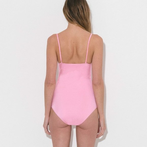 NWT Baserange Soft Swimsuit in Mom Pink (XS) - Picture 3 of 5